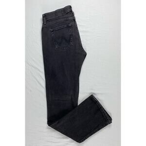 Wrangler Q-Baby No Gap Waistband Straight Leg Stretch Denim Jeans. Women's 8 GUC
